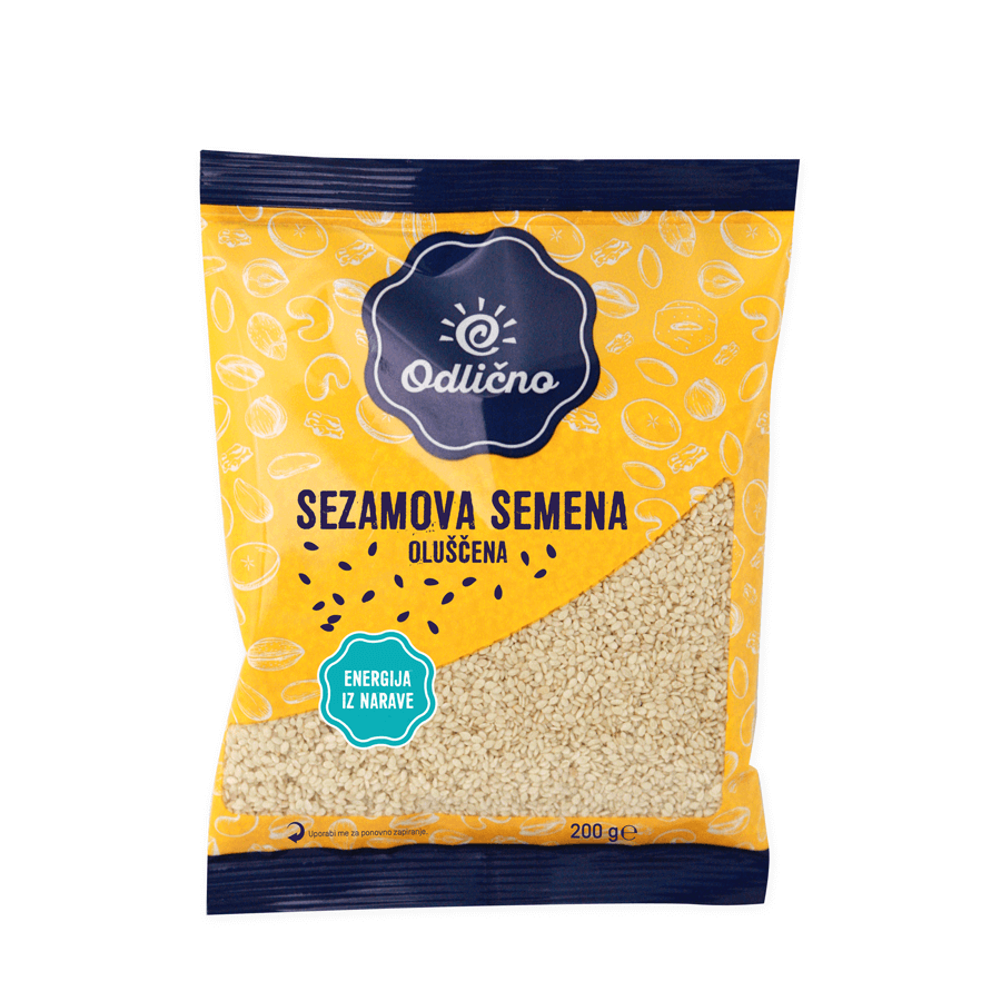 Sezamova semena oluščena Odlično