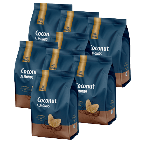 Bademi s kokosom Tasty, 7 + 1 gratis