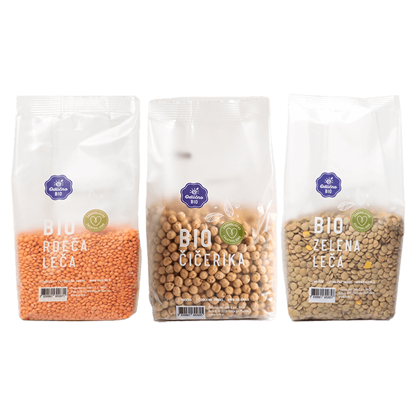 Paket bio stročnic Bio Odlično 1050 g