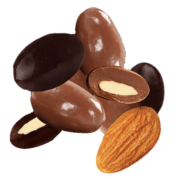 Dark chocolate covered almonds 5000 g
