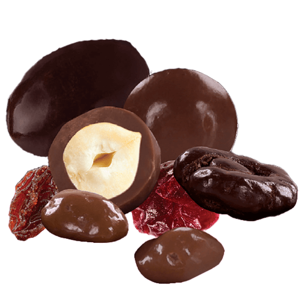 Chocolate-covered nuts & dried fruit 5000 g