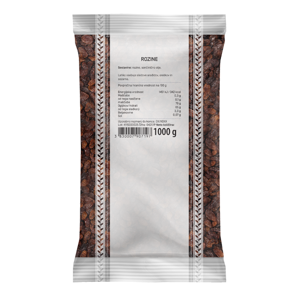 Raisins sultana Odlično, 1000 g