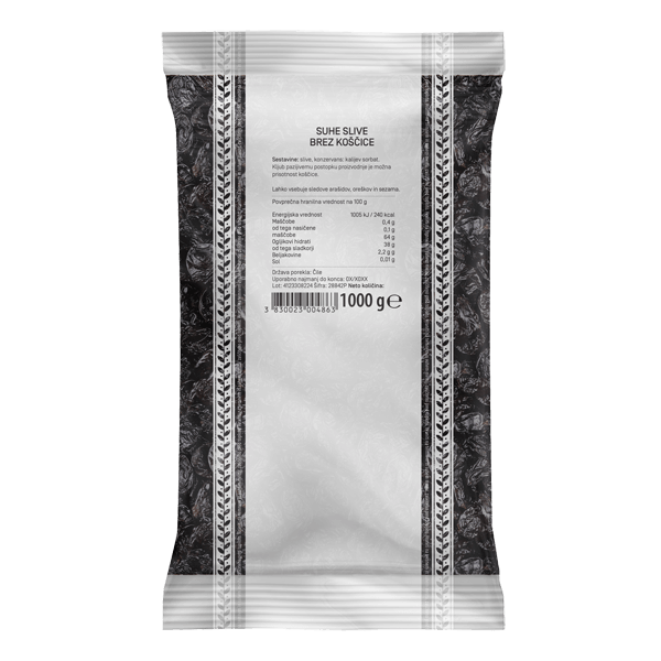 Pitted prunes Odlično 1000 g
