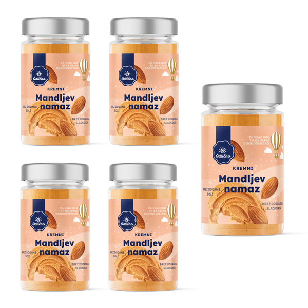 Almond butter Odlično, 300 g, 4 + 1 FREE 5 x 300 g