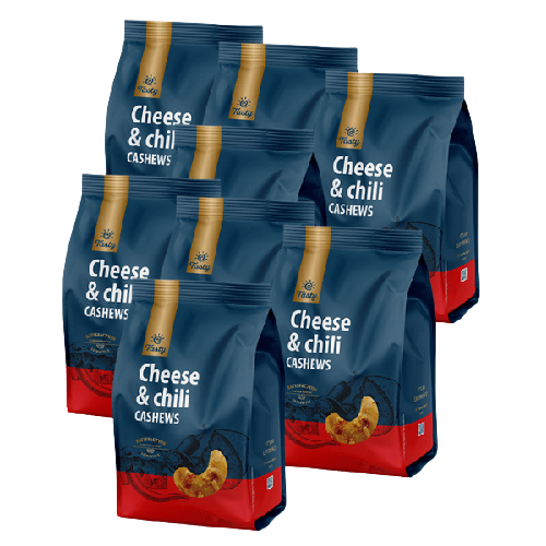 Cashewnüsse mit Käse & Chili Lecker, 7 + 1 gratis 8 x 150 g