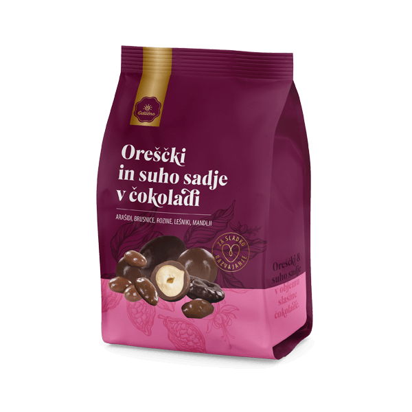 Odlično Schoko-Trockenfrüchte und Nüsse 200 g