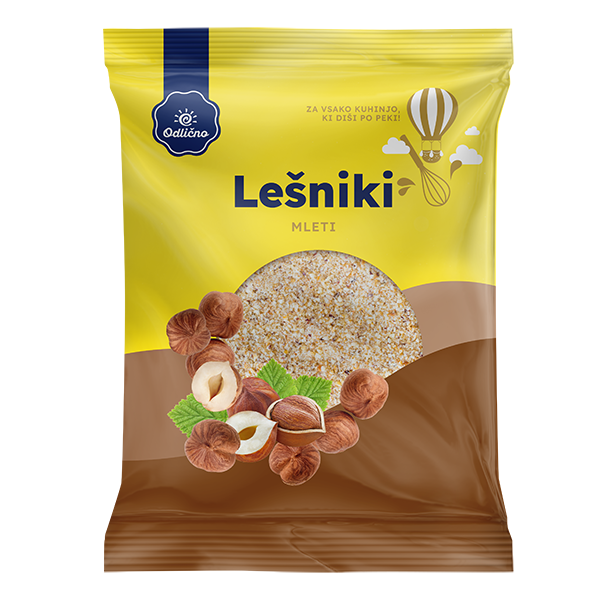 mleti lešniki 200 g odlično