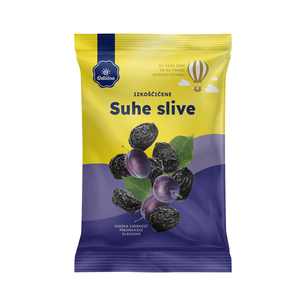 Suhe slive brez koščic Odlično 250 g