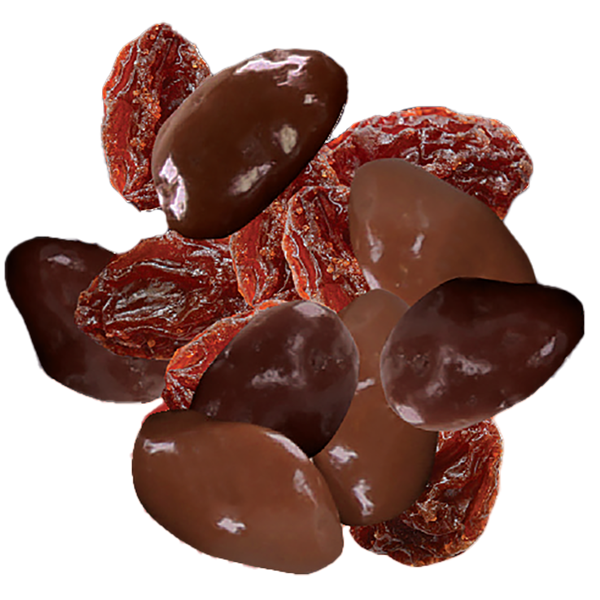 Dark chocolate covered raisins 5000 g