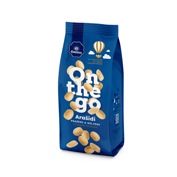 Geröstete und gesalzene Erdnüsse On the go Odlično 100 g
