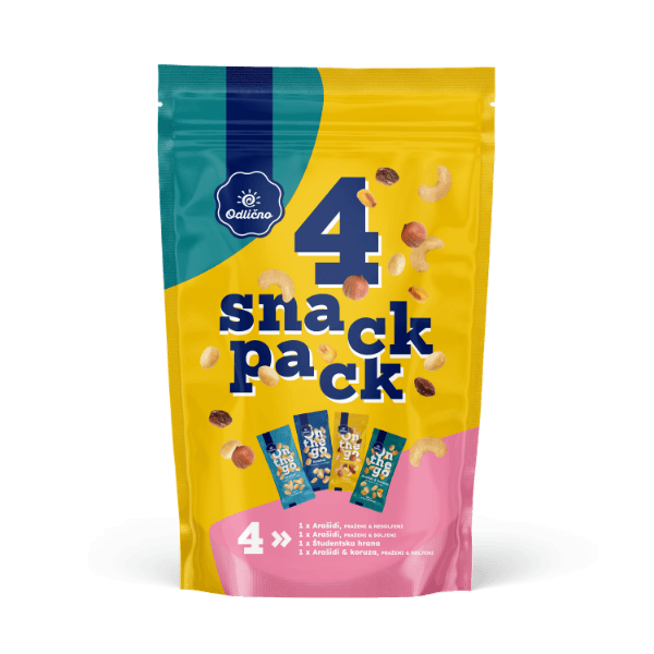 4 Snack Pack - On the go Odlično